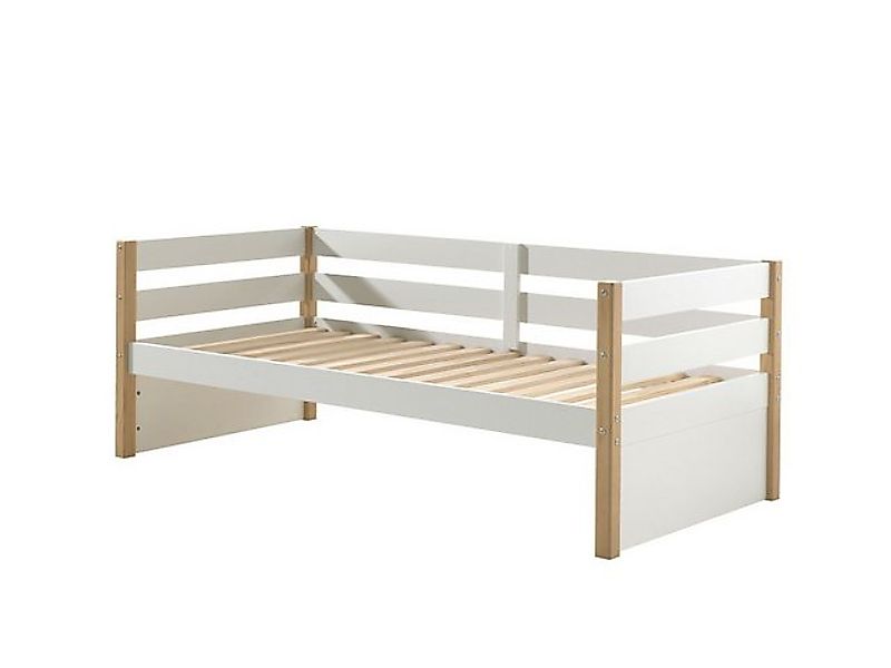 Natur24 Einzelbett Kojen Bett Margrit 211,2 x 76,6 x 97,8 cm Kiefer Natur M günstig online kaufen