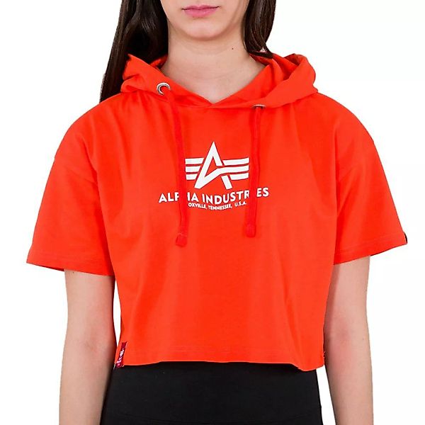 Alpha Industries Basic Cos Kurzärmeliges T-shirt S Atomic Red günstig online kaufen