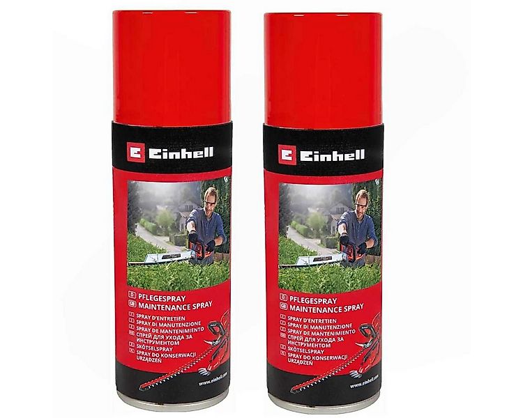 Einhell Akku-Heckenschere 2 x Pflegespray für Gartengeräte, Messer Klingen, günstig online kaufen