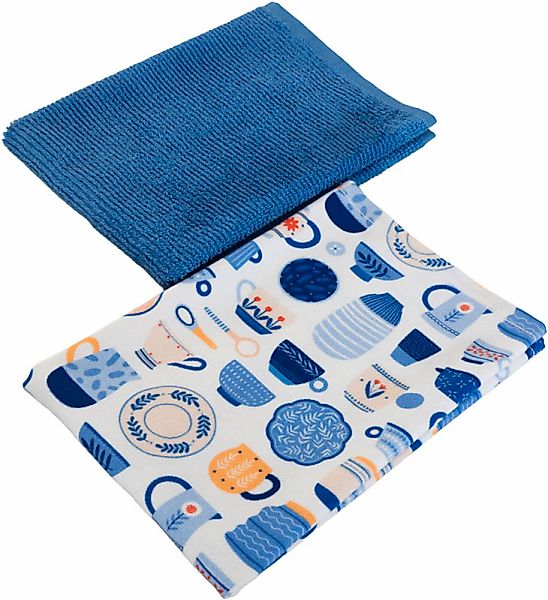 Egeria Geschirrtuch "TEAPOT" 2x 40x60 cm günstig online kaufen