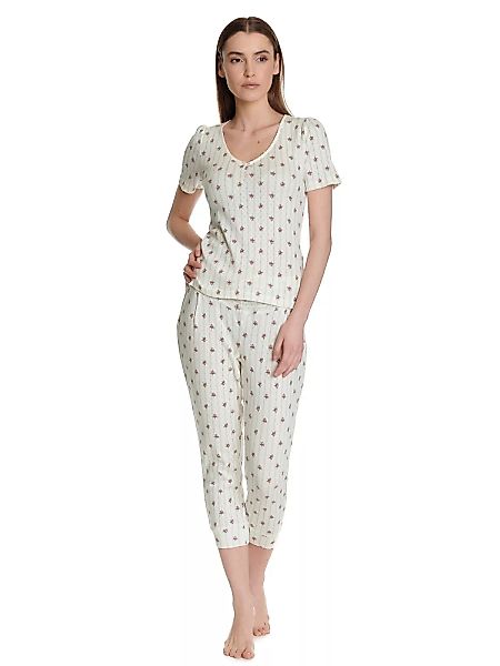 Vive Maria Petite Fleur Damen Pyjama creme/allover günstig online kaufen
