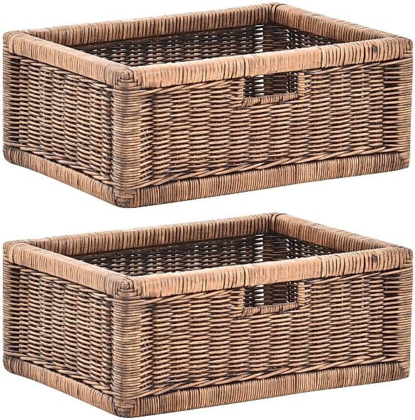 Krines Home Regalkorb 2er Set Regalkorb günstig online kaufen
