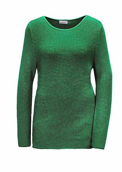 GOLDNER Strickpullover "Figurschmeichelnder Pullover aus reiner Baumwolle" günstig online kaufen