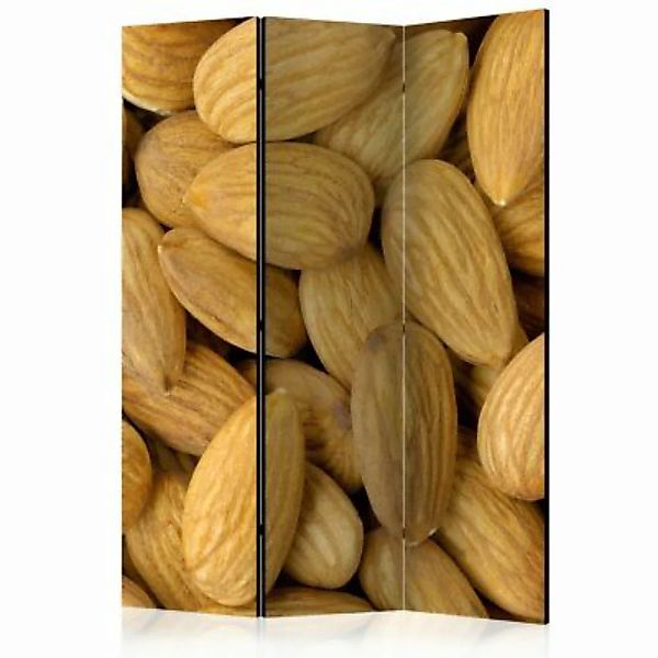 artgeist Paravent Tasty almonds [Room Dividers] braun/schwarz Gr. 135 x 172 günstig online kaufen
