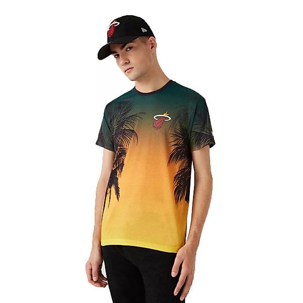 New Era Summer City Aop Miami Heat Kurzärmeliges T-shirt M Open Misc günstig online kaufen