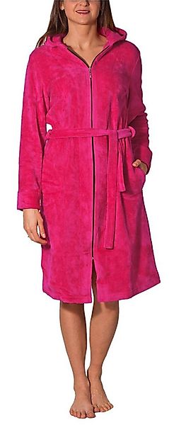 Aquarti Damenbademantel Aquarti Damen Bademantel Morgenmantel mit Reißversc günstig online kaufen