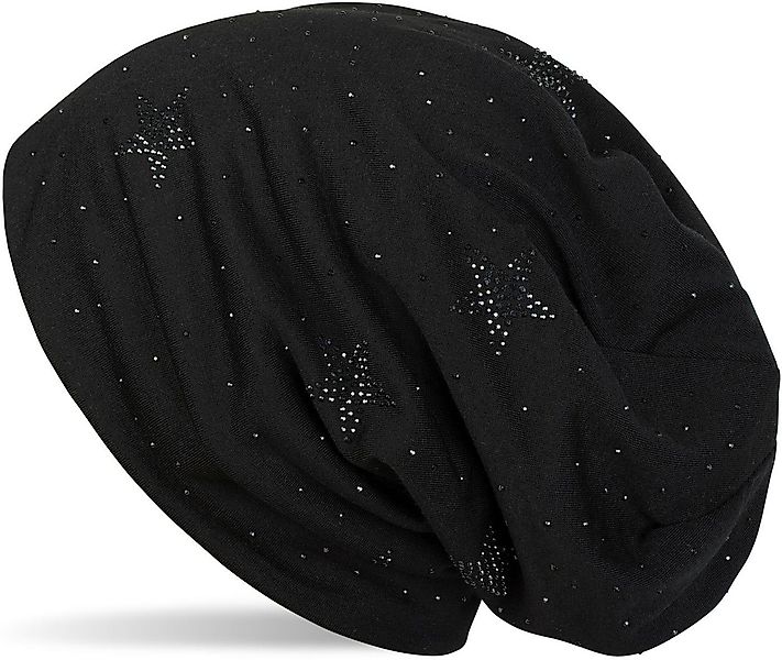 styleBREAKER Beanie Beanie mit Strass Sterne (1-St) günstig online kaufen