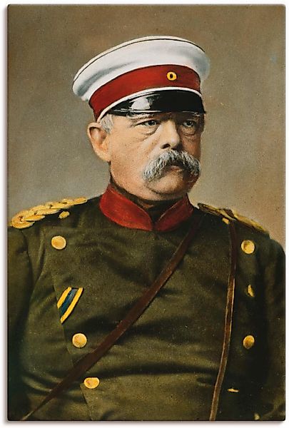 Artland Wandbild "Otto von Bismarck", Menschen, (1 St.), als Leinwandbild, günstig online kaufen