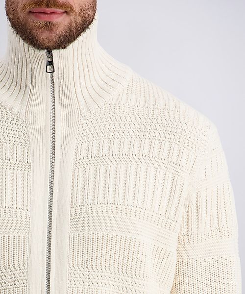 Pierre Cardin Strickjacke mit Reißverschluss günstig online kaufen