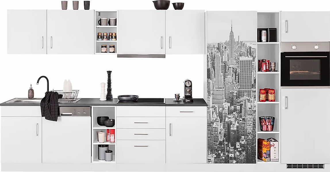 KOCHSTATION Küchenzeile "KS-Paris – Küchen mit einzigartigen Fotomotiven au günstig online kaufen