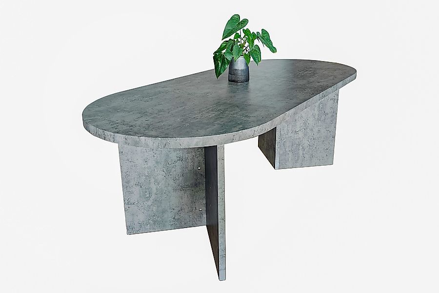 SAM® Esstisch Ova, ovale Tischplatte, V-Form, günstig online kaufen