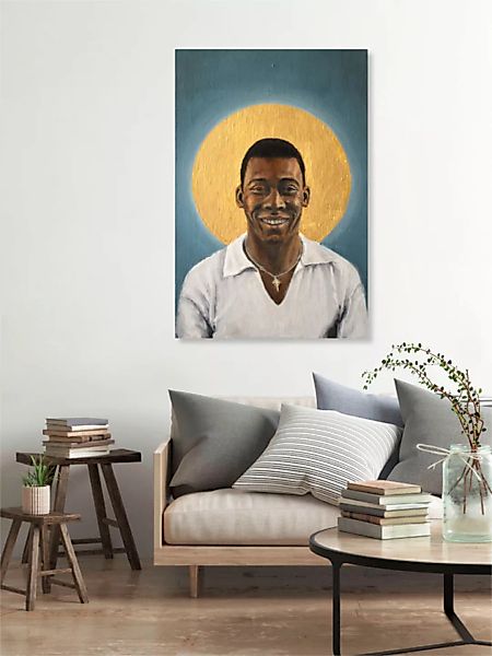 Poster / Leinwandbild - Pelé günstig online kaufen