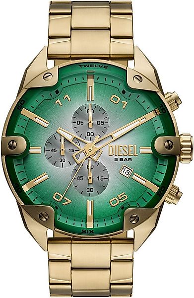 Diesel Chronograph SPIKED DZ4685, Quarzuhr, Armbanduhr, Herrenuhr, Edelstah günstig online kaufen