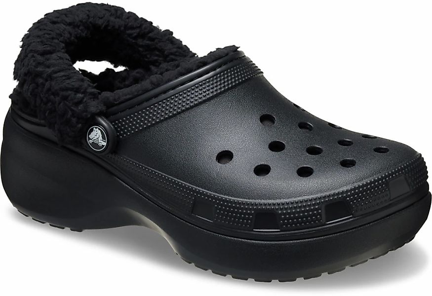 Crocs Clog "Lined Fuzz Strap" Schlupfschuh, Hausschuh mit rutschhemmender L günstig online kaufen