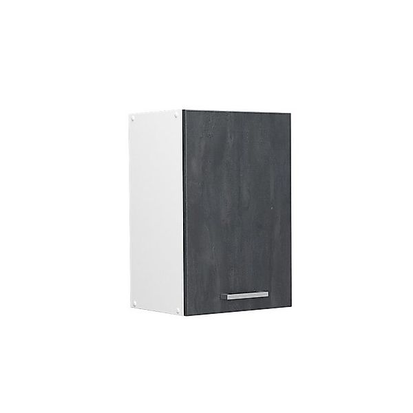 Vicco Hängeschrank R-Line, Schwarz Beton/Weiß, 40 günstig online kaufen