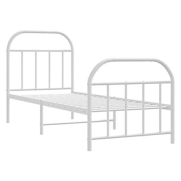 vidaXL Bett Bettgestell mit Kopf- und günstig online kaufen