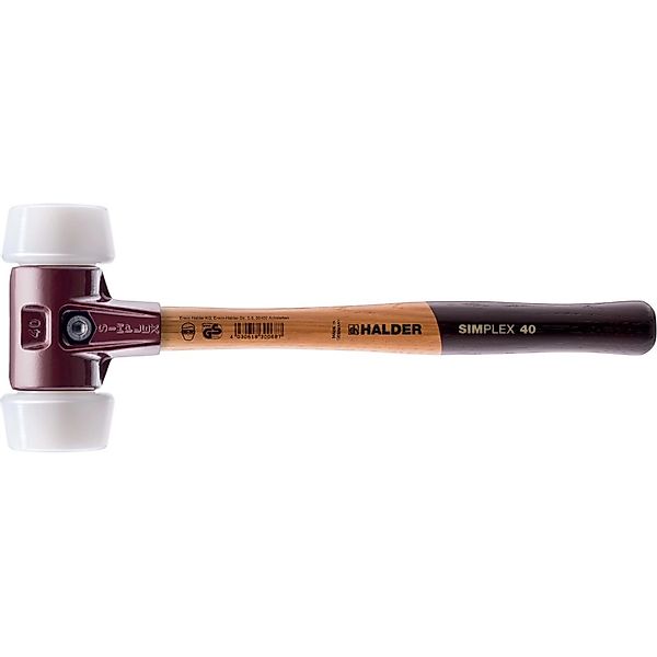 Halder Simplex Schonhammer Ø 50 40 mm Superplastik mit Tempergussgehäuse günstig online kaufen