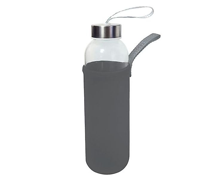 Trinkflasche MICHELINO 500 ml 1 Stück ca. 7 x 22 cm Glas mit Neoprenüberzug günstig online kaufen