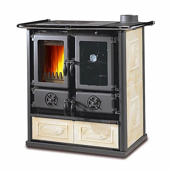 La Nordica Küchenofen Rosetta Keramik Creme 7,9 kW günstig online kaufen