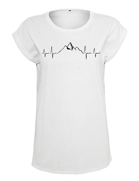 Youth Designz Print-Shirt "Heartbeat Mountain" Damen T-Shirt als Statement günstig online kaufen