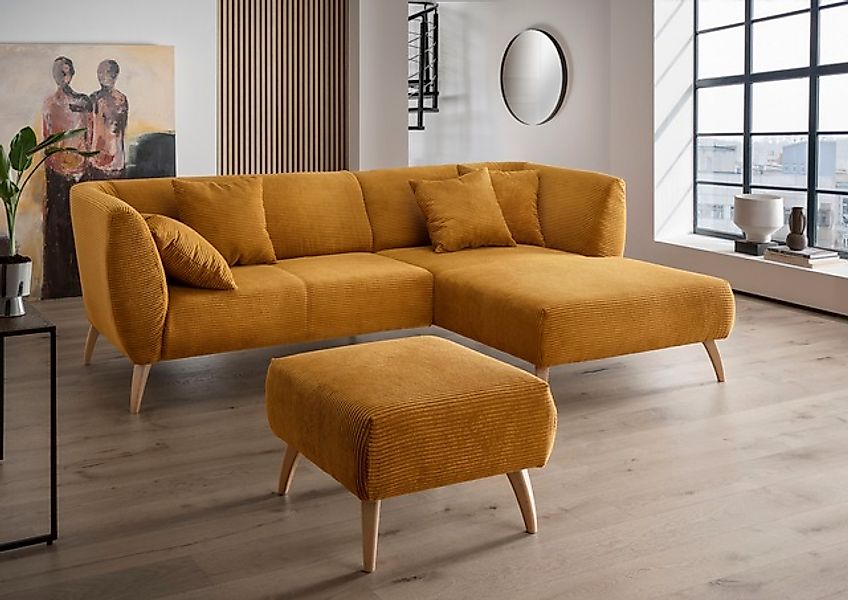 INOSIGN Ecksofa »Colori Polstermöbel mit zeitlos eleganter Rückenführung. L günstig online kaufen