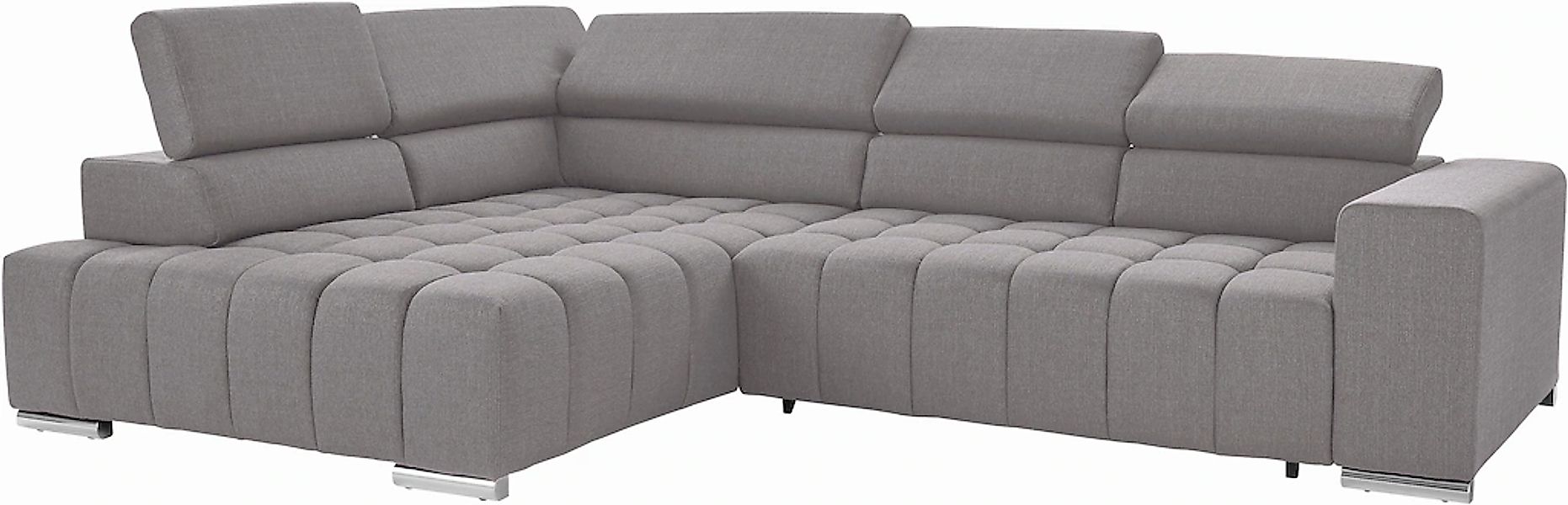 exxpo - sofa fashion Ecksofa "Elias, aktuelle Kreuzsteppung im Sitz, bequem günstig online kaufen