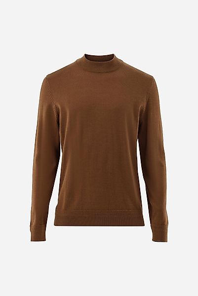 Stehkragenpullover aus Merzerisierter Merinowolle günstig online kaufen