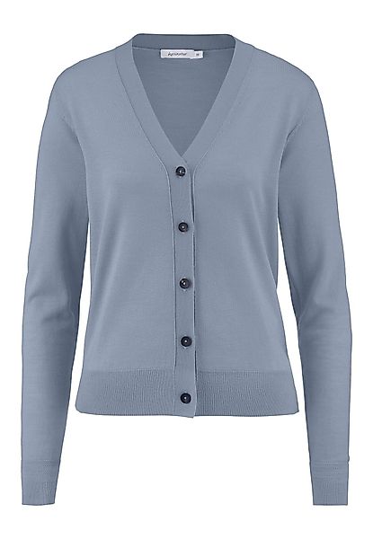 Hessnatur Strickjacke aus reiner Bio-Merinowolle (1-tlg) günstig online kaufen