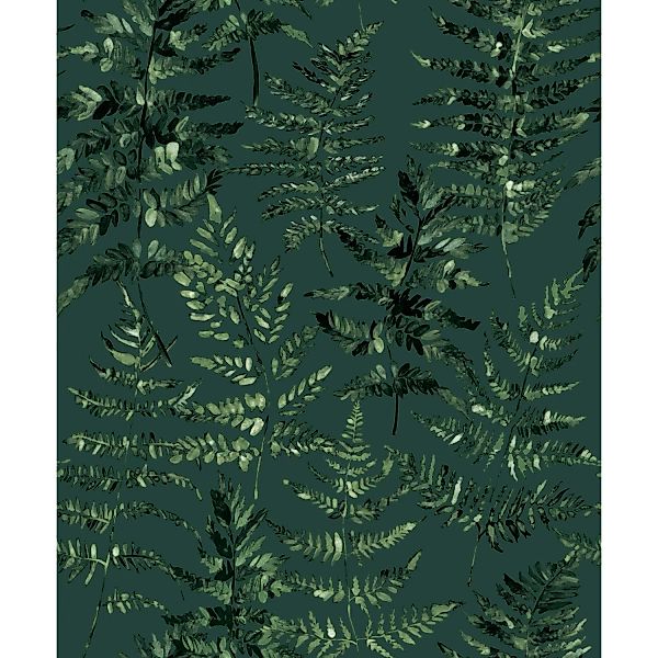 Erfurt Vliestapete Blätter grün B/L: ca. 53x1005 cm günstig online kaufen