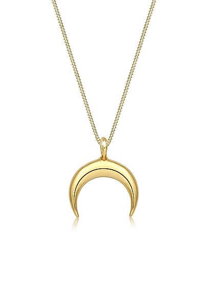 Elli Premium Kette mit Anhänger Halbmond günstig online kaufen