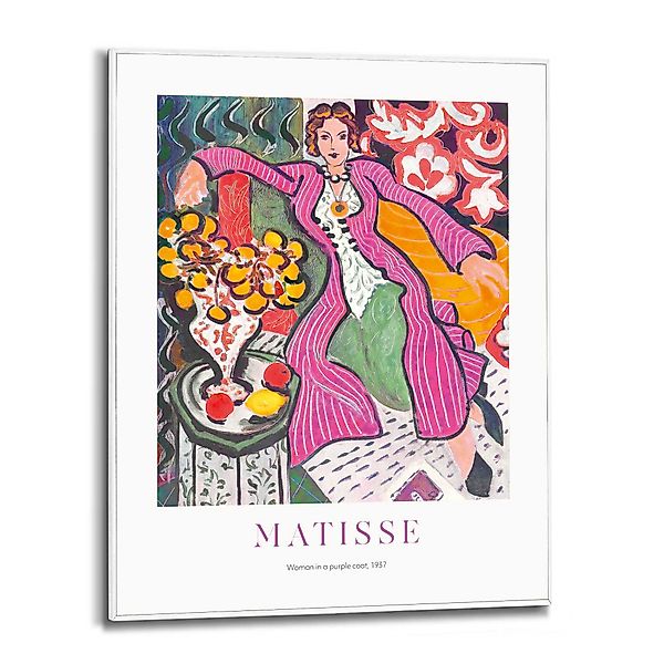 Reinders Poster "Matisse - Frau im lila Mantel" günstig online kaufen