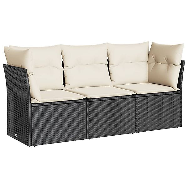 vidaXL Gartenlounge-Set 3-tlg. Garten-Sofagarnitur mit Kissen günstig online kaufen