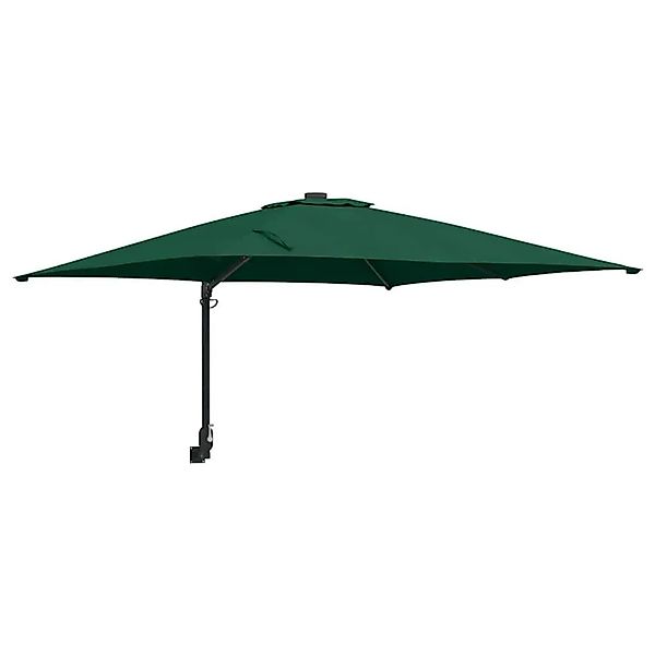 vidaXL Gartenparasol Grün und Schwarz 248,5 x 247,5 x 160 cm 42003236 günstig online kaufen