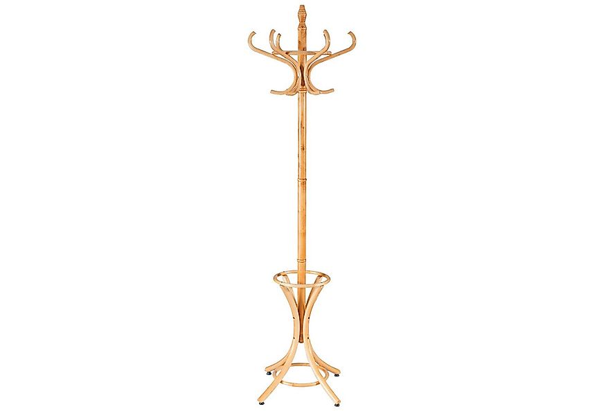 COSTWAY Garderobenständer, 184cm, mit Schirmständer und 12 Kleiderhaken günstig online kaufen