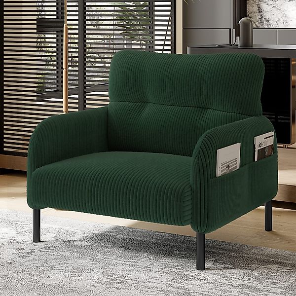 STILVORA Wohnzimmer-Set aus Cordstoff,Loungesessel Relaxsessel mit günstig online kaufen