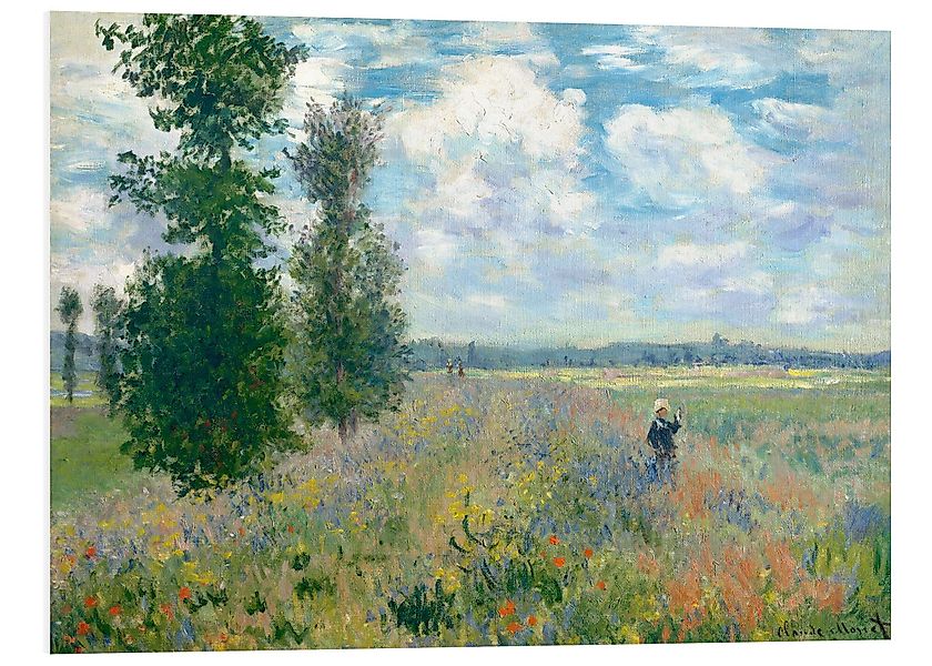 Posterlounge Wandbild Mohnfelder in der Nähe günstig online kaufen