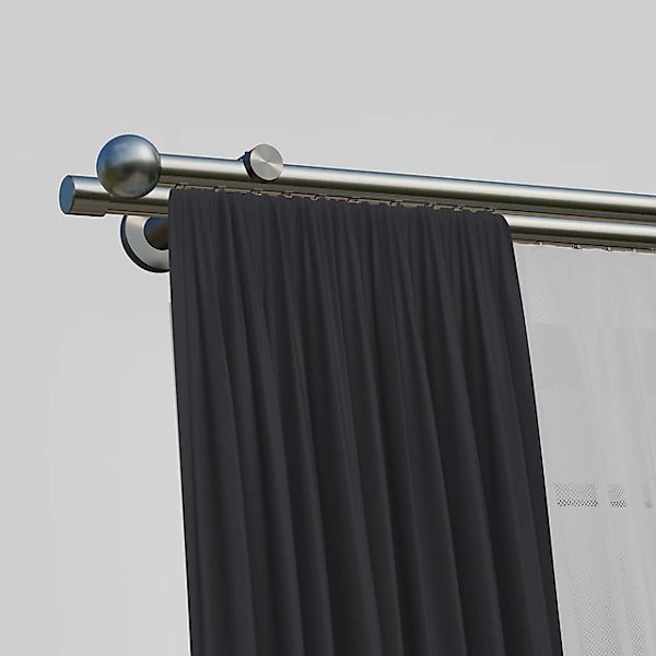 indeko Gardinenstange "Gardinenstange Colombes" 2 läufig-läufig Wunschmaßlä günstig online kaufen