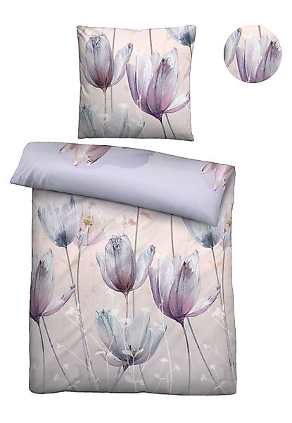 Biberna Bettwäsche "0614508" 2 Stk. tlg. feiner Glanz + weicher Griff, pfle günstig online kaufen