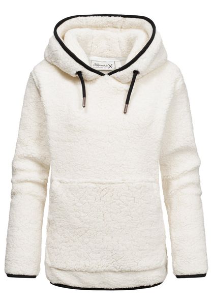 REPUBLIX Kapuzenpullover CAROL Damen Teddy Sweatjacke günstig online kaufen