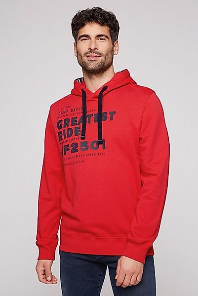 CAMP DAVID Kapuzensweatshirt mit kontrastreichem Print günstig online kaufen