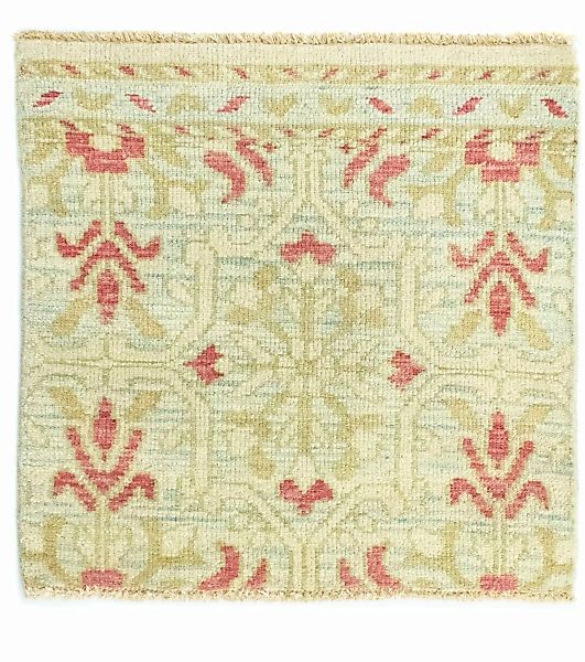 morgenland Wollteppich »Designer Teppich handgeknüpft beige«, quadratisch günstig online kaufen