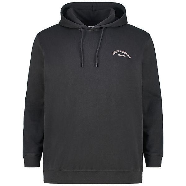 Jack&Jones Sweatshirt mit Label-Print Farbe schwarz Größe: 4XL günstig online kaufen
