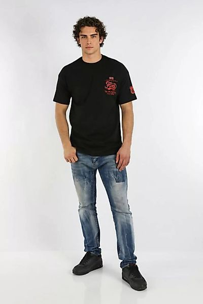 Megaman Jeans T-Shirt Megaman Herren Oversize T-Shirt günstig online kaufen