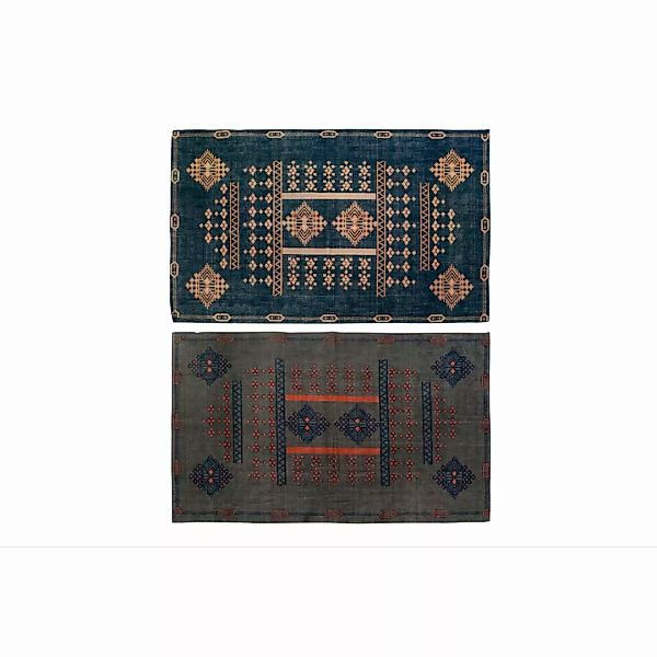 Teppich Dkd Home Decor Blau Orange Araber Geometrisch (120 X 180 X 0,4 Cm) günstig online kaufen