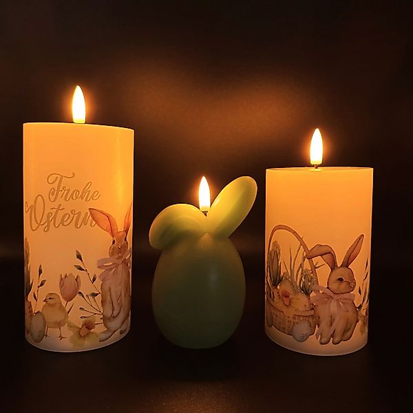 Online-Fuchs LED-Kerze - 3 LED-Kerzen "Frohe günstig online kaufen