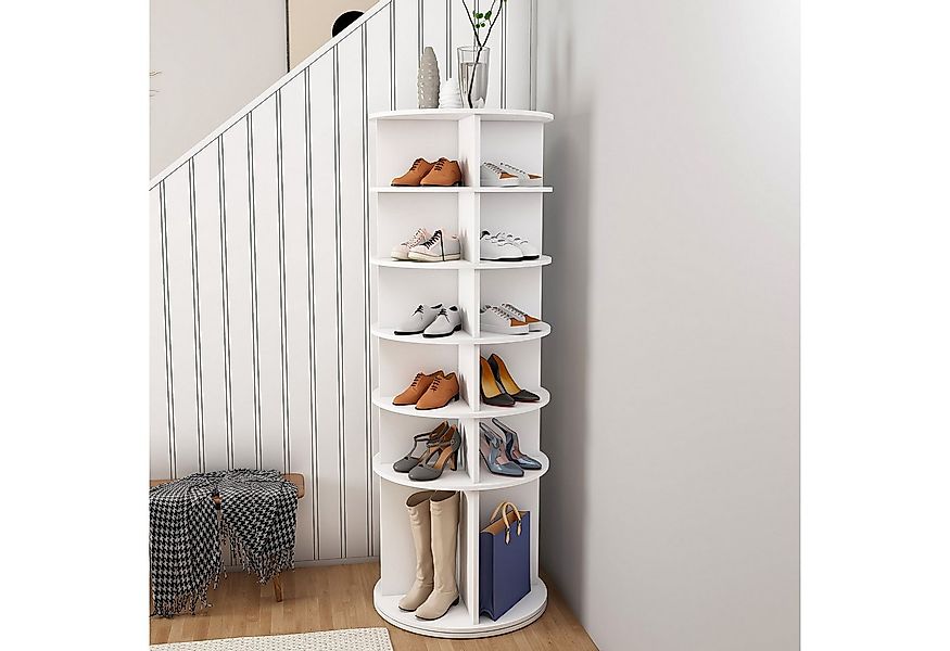 MC Star Schuhregal Drehbares mit 360° Drehfunktion, extra hoher Boden für S günstig online kaufen