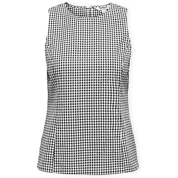 Only  Tank Top Top Maye Check - Black/White günstig online kaufen