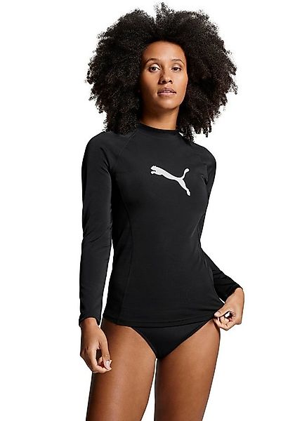 PUMA Rash Guard SWIM WOMEN LONG SLEEVE RASH GUARD Logodruck, langärmelig, f günstig online kaufen