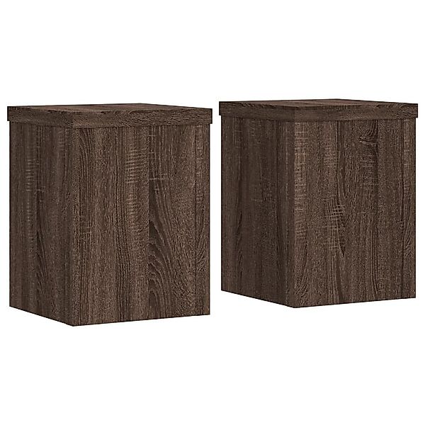 vidaXL Blumenständer Pflanzenständer 2 Stk. Braun günstig online kaufen