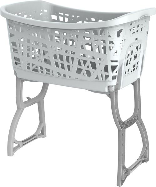 Bischof Bama Wäschekorb mit Standteilen, Tragegriffen, ergonomische Form günstig online kaufen